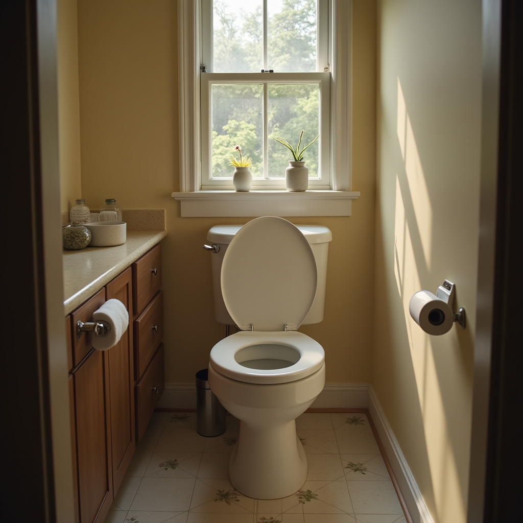 便器へのJPwuor Cleanerの適切な塗布方法を示すステップバイステップガイド