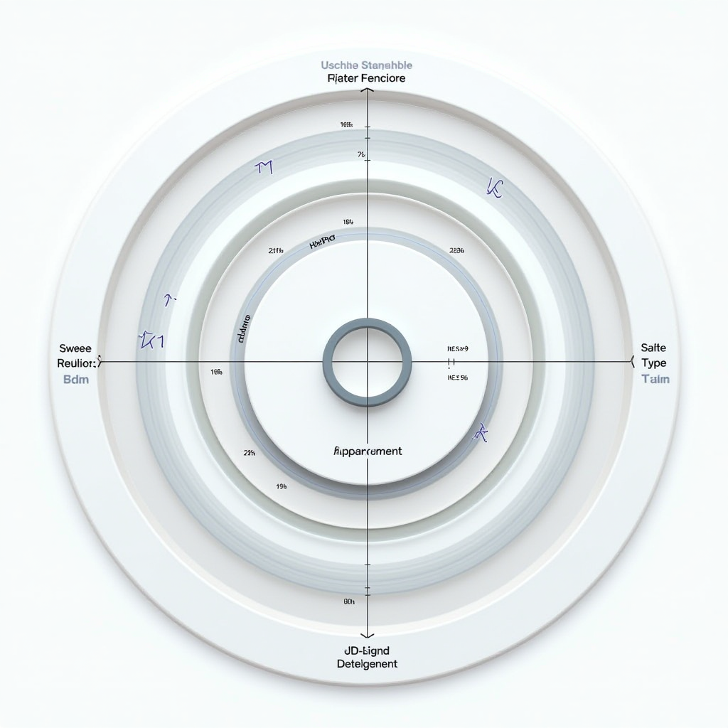 ユーザー満足度調査結果のレーダーチャート。各評価項目におけるJPwuor塩系洗剤と従来型化学洗剤の比較を視覚化